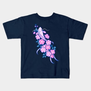 Koi Fish Blossoms Kids T-Shirt